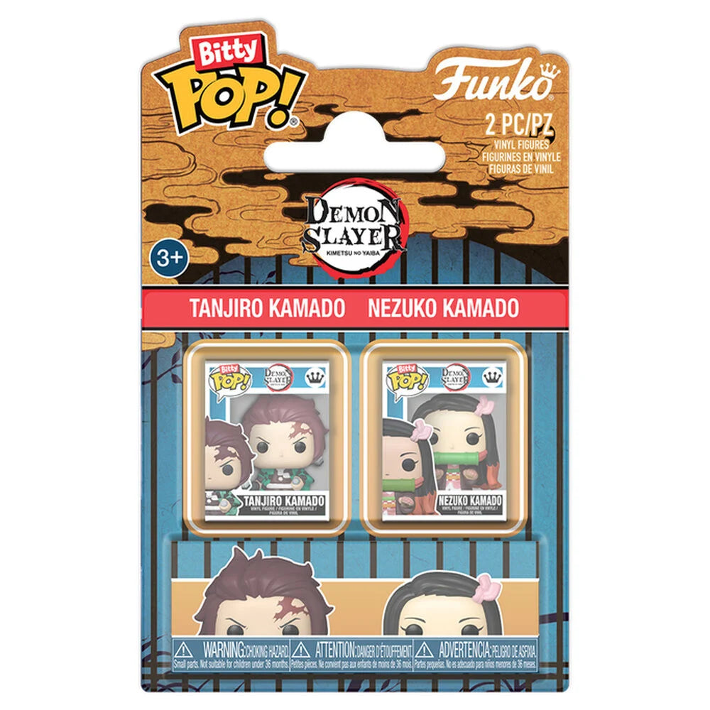 Demon Slayer Blister 2 Bitty POP Tanjiro y Nezuko Funko