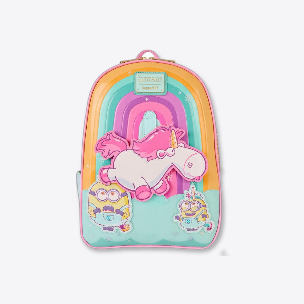 Mochila Fluffy Unicorn Minions Loungefly 30cm (imagen 6 de 6)