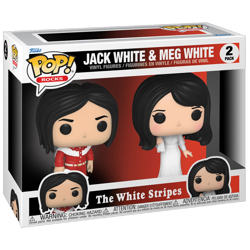 Funko Blister 2 figuras POP The White Stripes Jack White and Meg White (imagen 3 de 4)