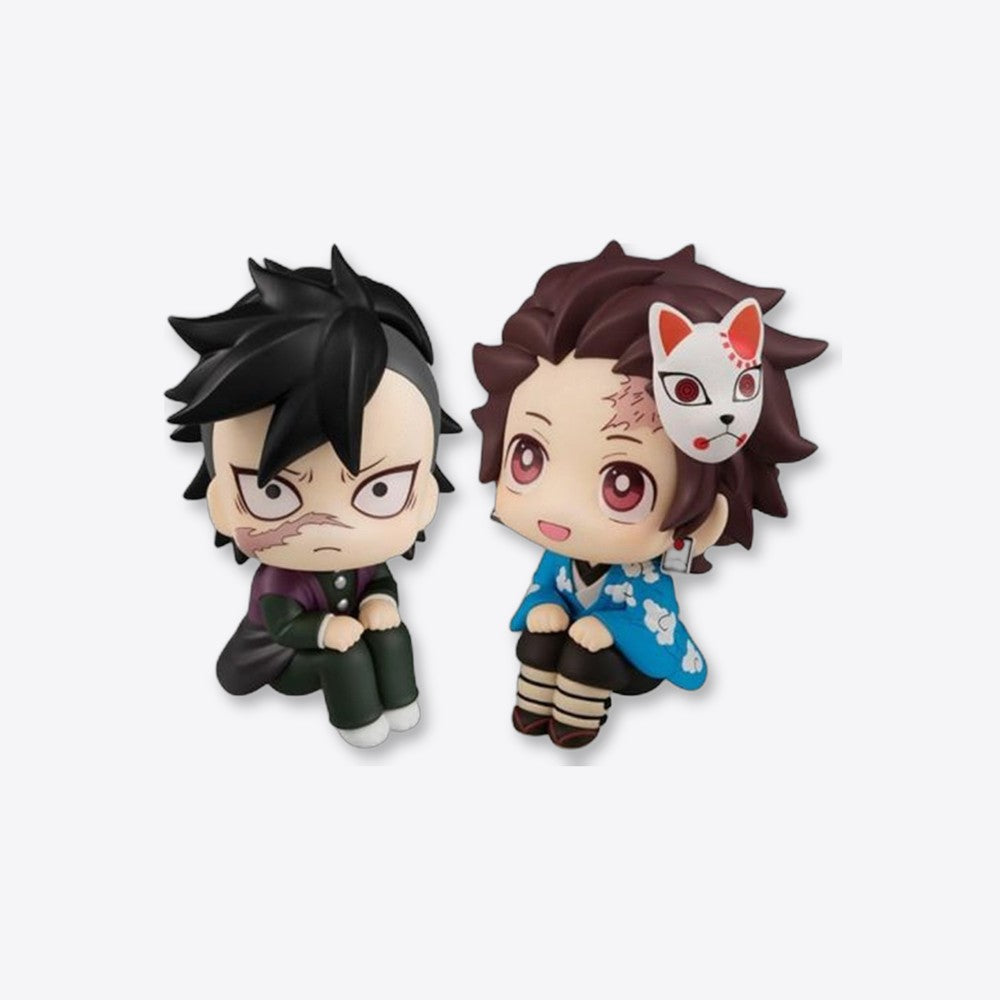 Pack 2 figuras megahouse look up genya & tanjiro kamado prueba final gift set (imagen 2 de 6)