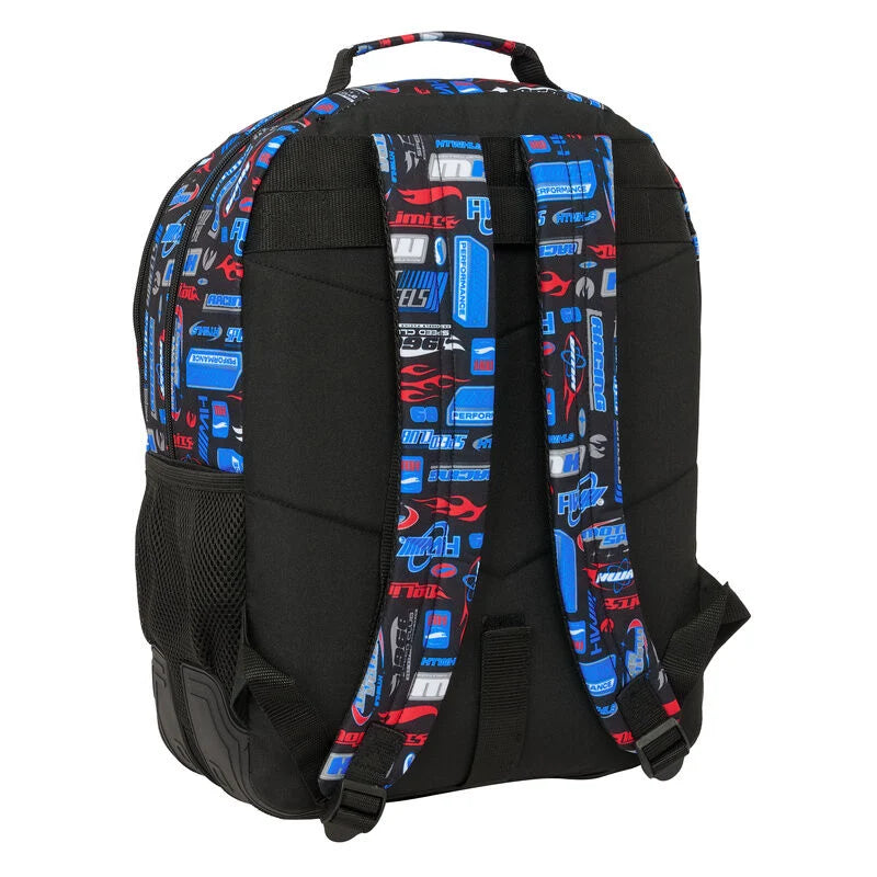Safta Mochila Hot Wheels 42cm adaptable (imagen 2 de 6)