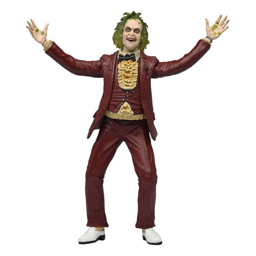 Neca Beetlejuice red tuxedo scale action fig. 18 cm beetlejuice (1988)