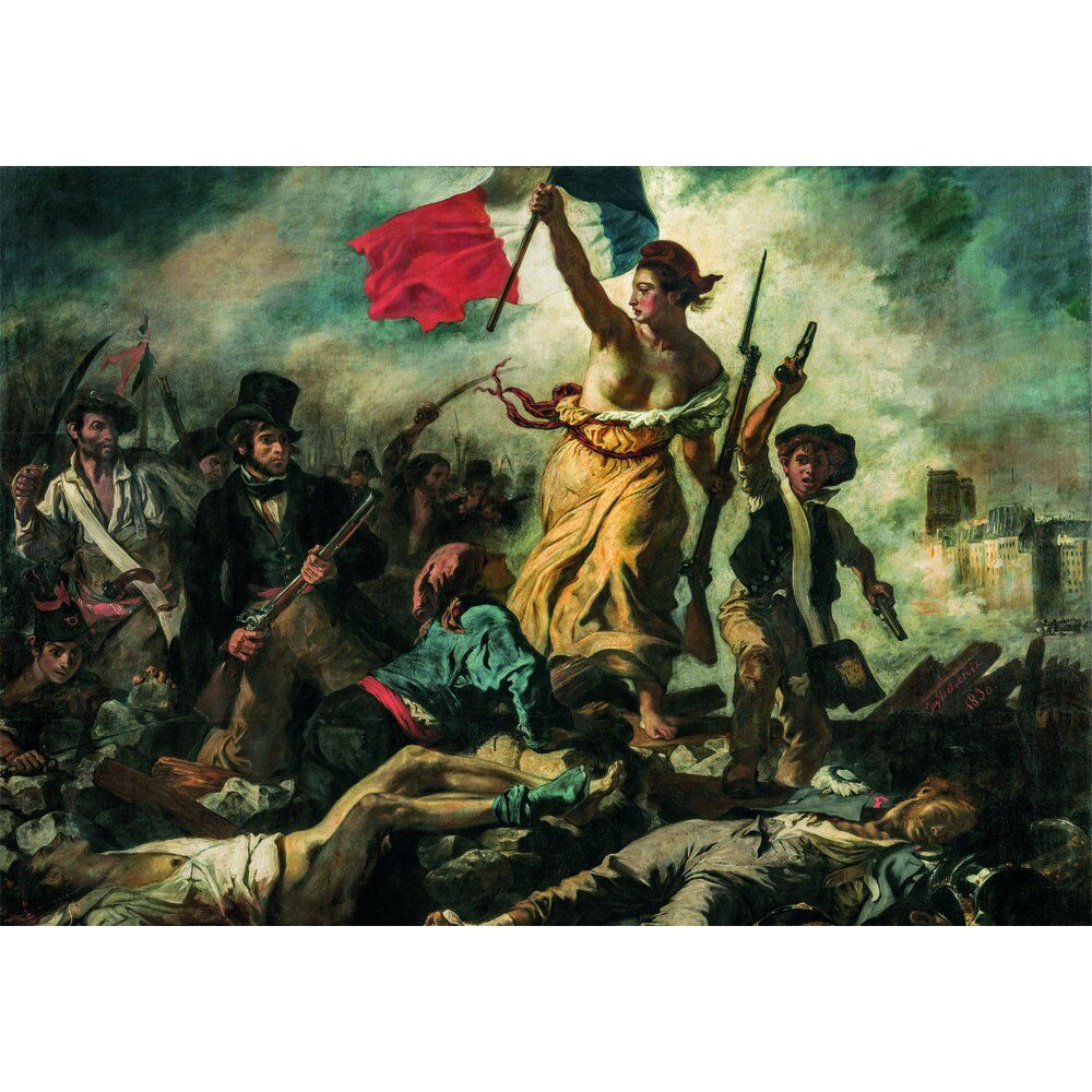 Puzzle La Libertad Guiando al Pueblo Delacroix 1000 Piezas Museo