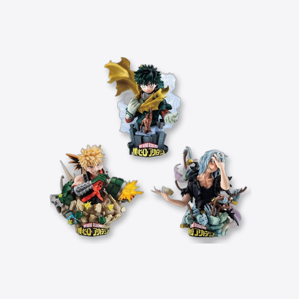 Pack 3 figuras megahouse petitrama ex series 3 my hero academia type - decision (imagen 2 de 6)