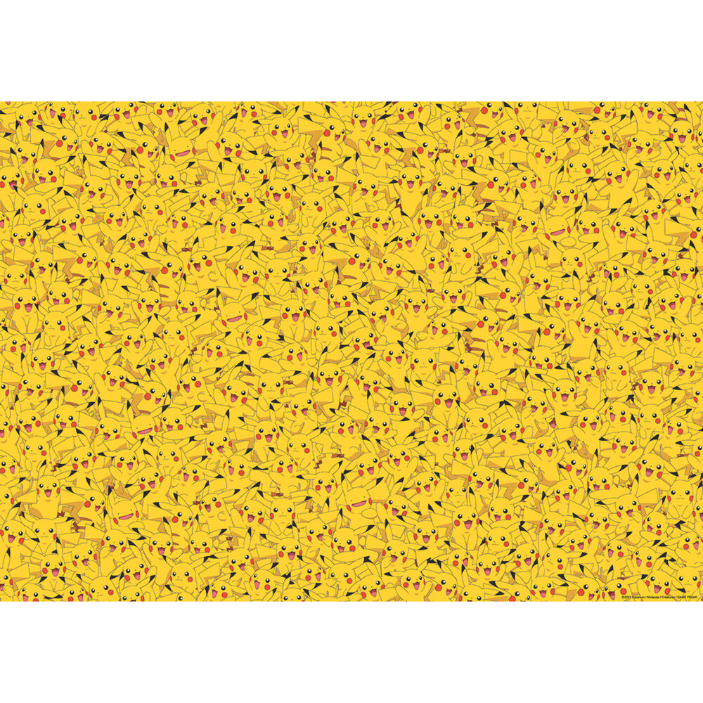 Pokemon Puzzle Pikachu 1000 Piezas Ilustración Oficial Coleccionable