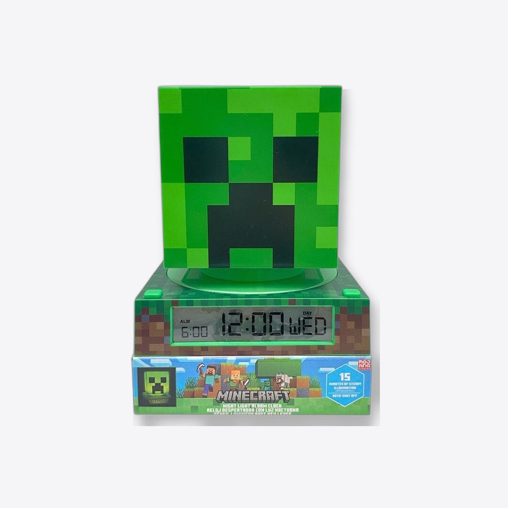 Kids Licensing Lampara 3D con despertador Minecraft (imagen 5 de 6)