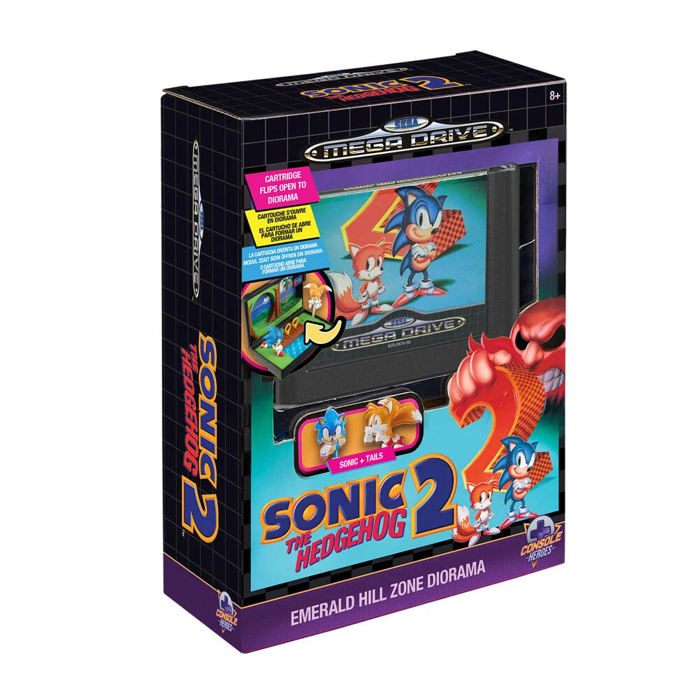 Sonic Diorama Mega Drive 2 Console Heroes SEGA Coleccionable