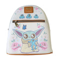 Lf | Lounfefly Mochila Lucas Grogu With Frogs Brown Trim Star Wars Loungefly 26cm