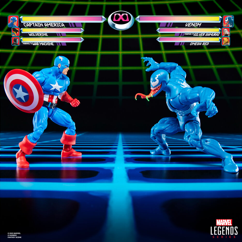 Hasbro Blister 2 figuras Capitan America & Venom Gameverse Marvel Legends Series 15cm (imagen 9 de 10)