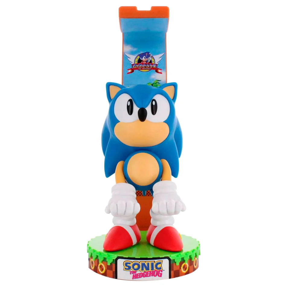 Exquisite Gaming Cable Guy Deluxe soporte sujecion figura Sonic the Hedgehog 20cm