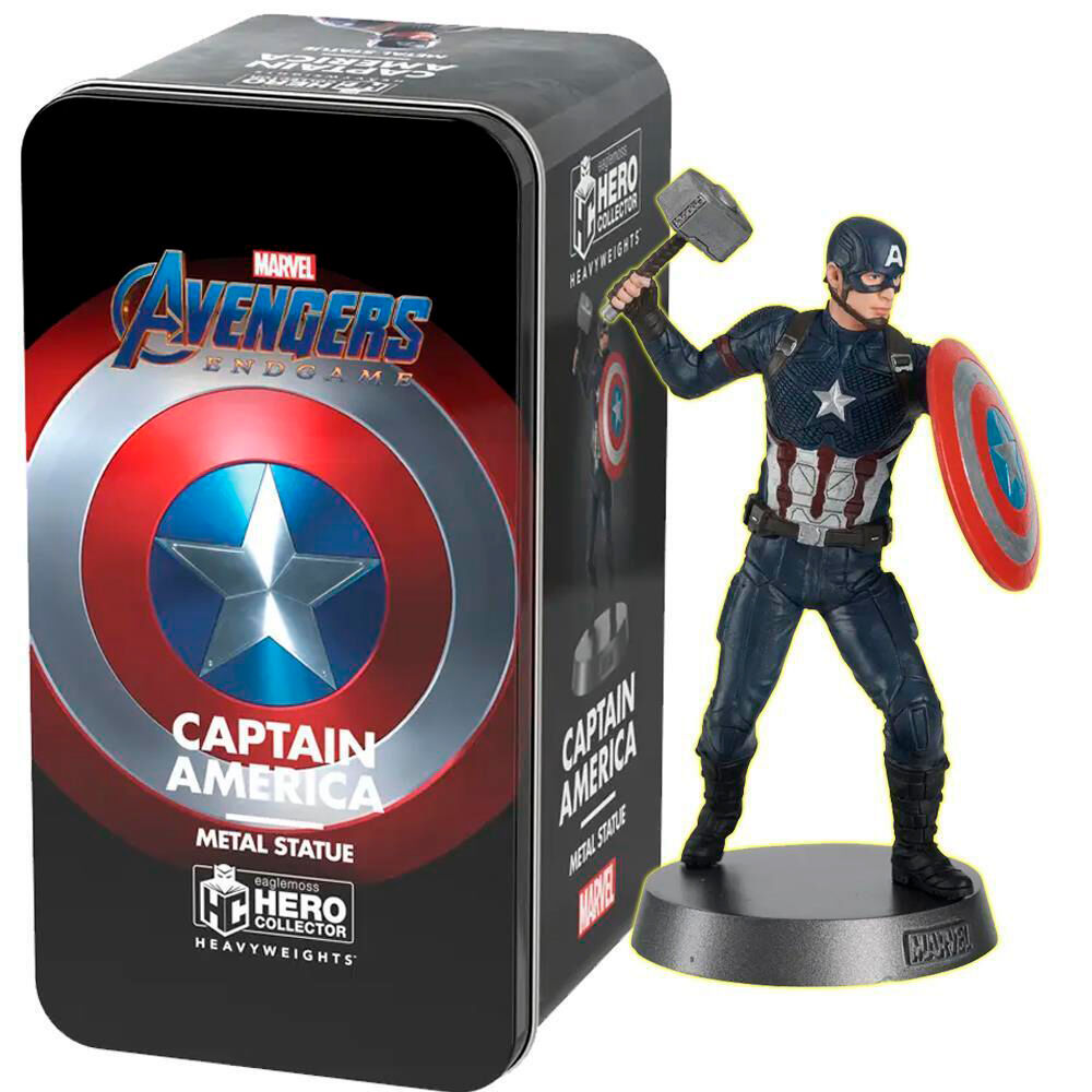 Eaglemoss Hero Collector Figura Capitan America Heavyweights Los Vengadores Avengers Marvel