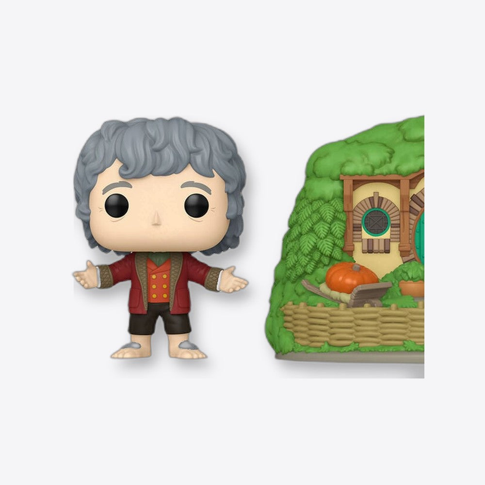 Funko Figura POP Town El Señor de los Anillos Bilbo Baggins with Bag-End (imagen 4 de 6)