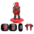 Mini Cable Guy + Auriculares Inalámbricos Deadpool Marvel | Exquisite Gaming