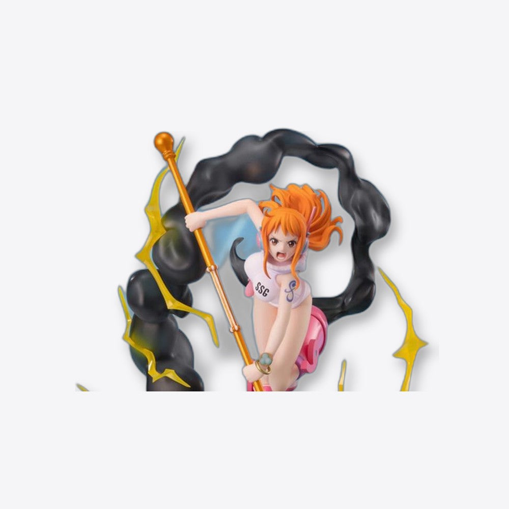 Figura tamashii nations figuarts zero one piece nami lightning blast ver. extra battle 17cm (imagen 3 de 6)
