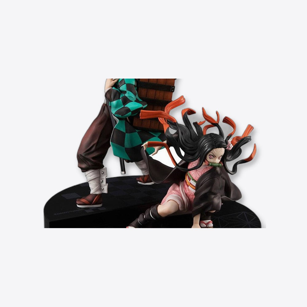 Figura megahouse serie g.e.m. demon slayer kimetsu no yaiba kamado brother & sis (imagen 5 de 6)