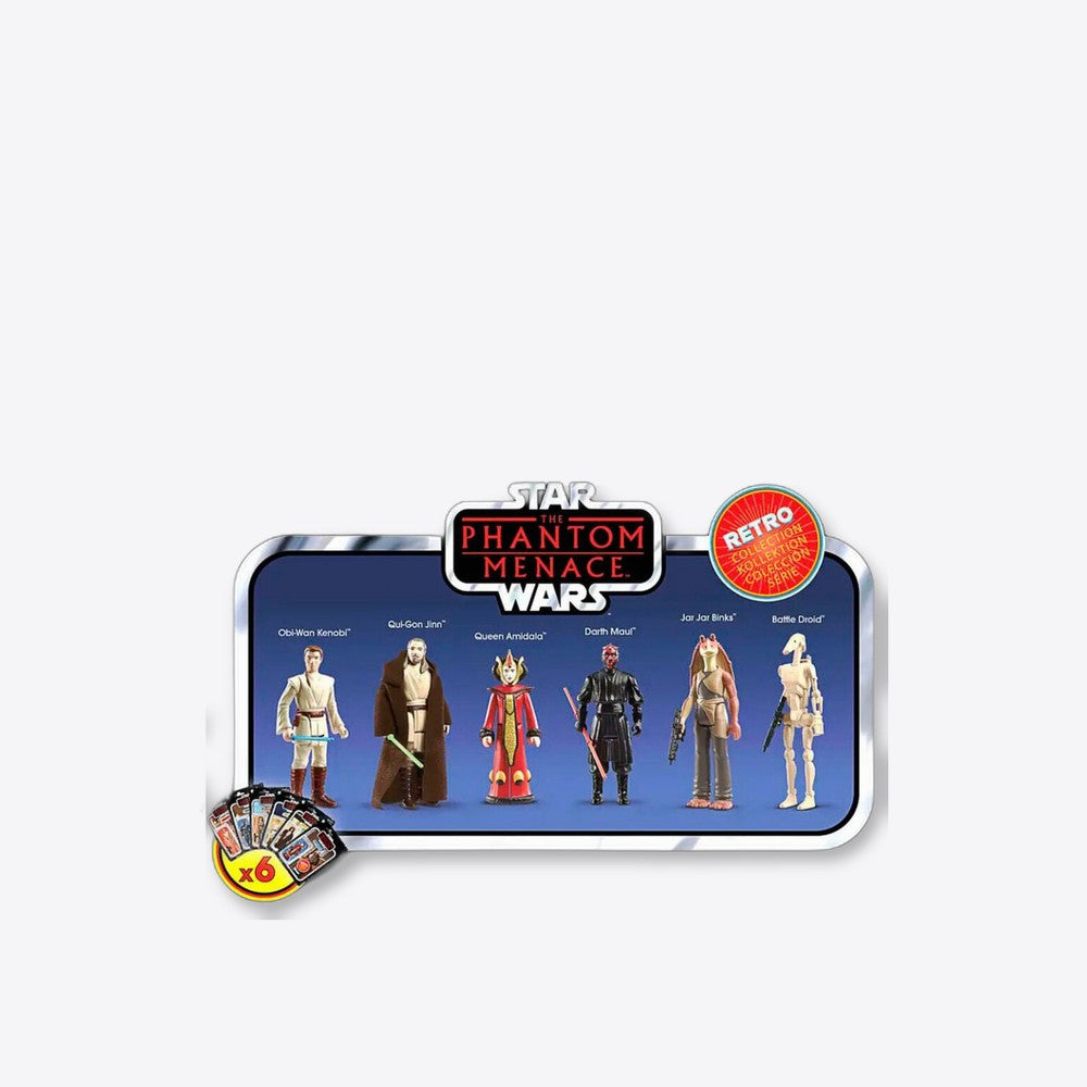 Hasbro Set figuras Phantom Menace Star Wars 9,5cm (imagen 4 de 6)
