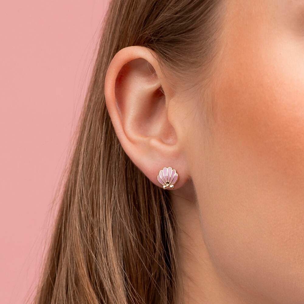 [Disney La Sirenita] Set 3 Pares Pendientes Ariel Oficial