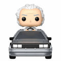Funko Figura POP Rides Deluxe Regreso al Futuro Doc With Time Machine