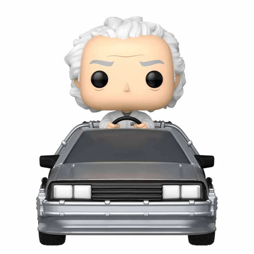 Funko Figura POP Rides Deluxe Regreso al Futuro Doc With Time Machine
