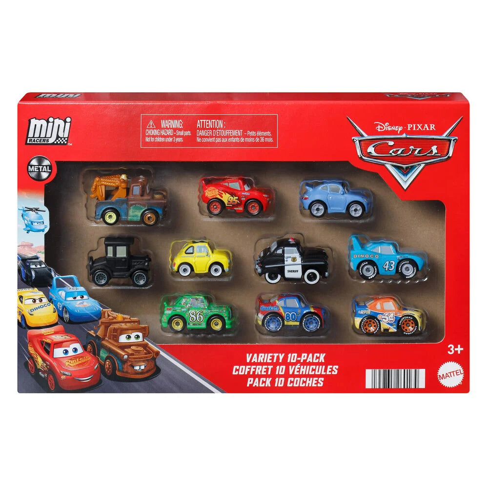 Blister 10 mini coches Cars Disney Pixar | Coleccionismo