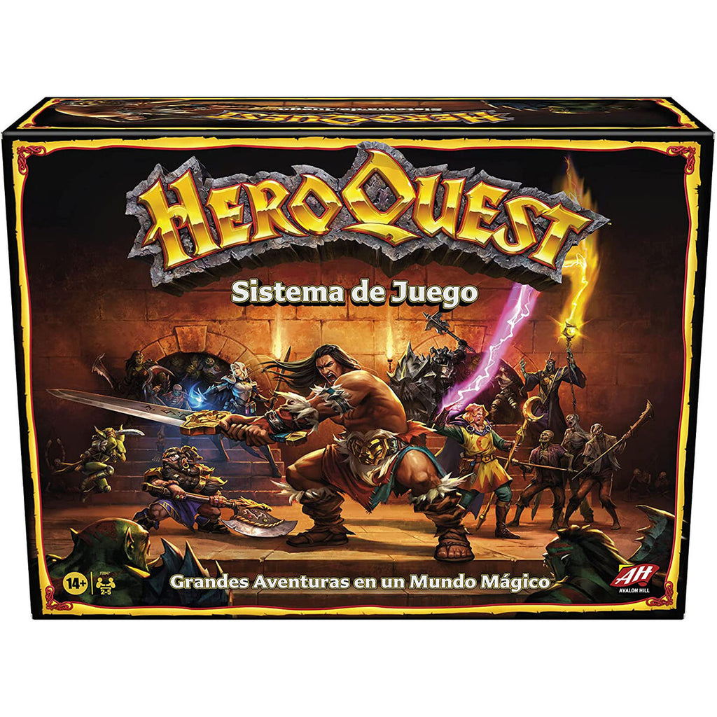 Hasbro Juego de Mesa HeroQuest Aventuras en Mazmorras Avalon Hill español (imagen 2 de 5)