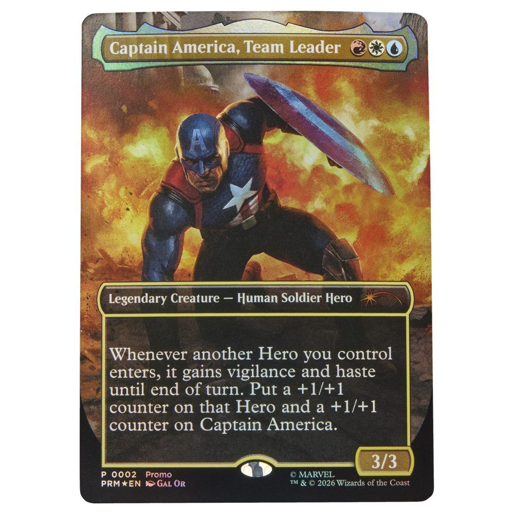 Hasbro Figura Capitan America Avengers Twilight Magic The Gathering Marvel Legends Series 15cm (imagen 9 de 10)