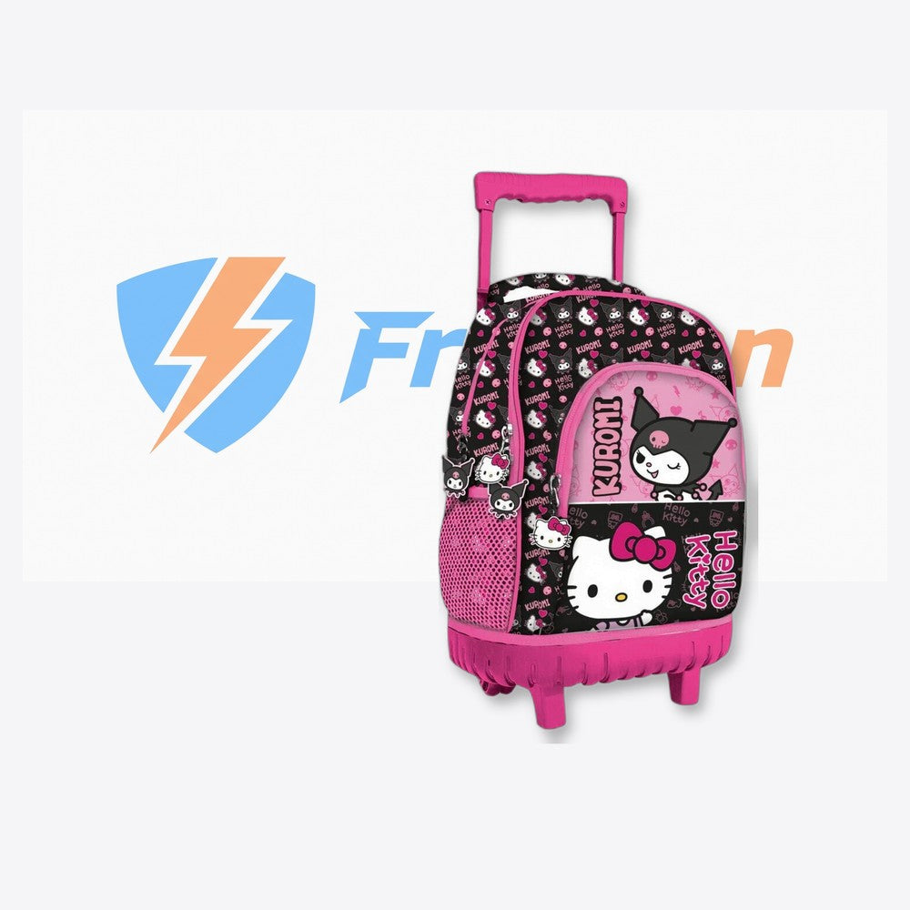 Manenti Trolley Kuromi & Hello Kitty 44cm (imagen 4 de 6)