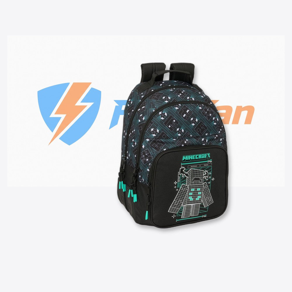 Safta Mochila Screen Minecraft 42cm adaptable (imagen 6 de 6)