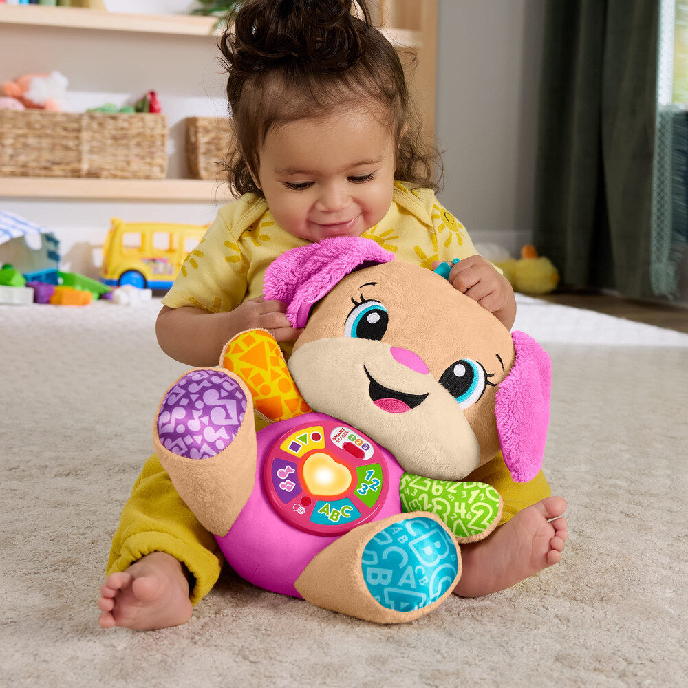 Fisher-Price Peluche Perrita Aprende Conmigo Rie y Aprende (imagen 2 de 6)