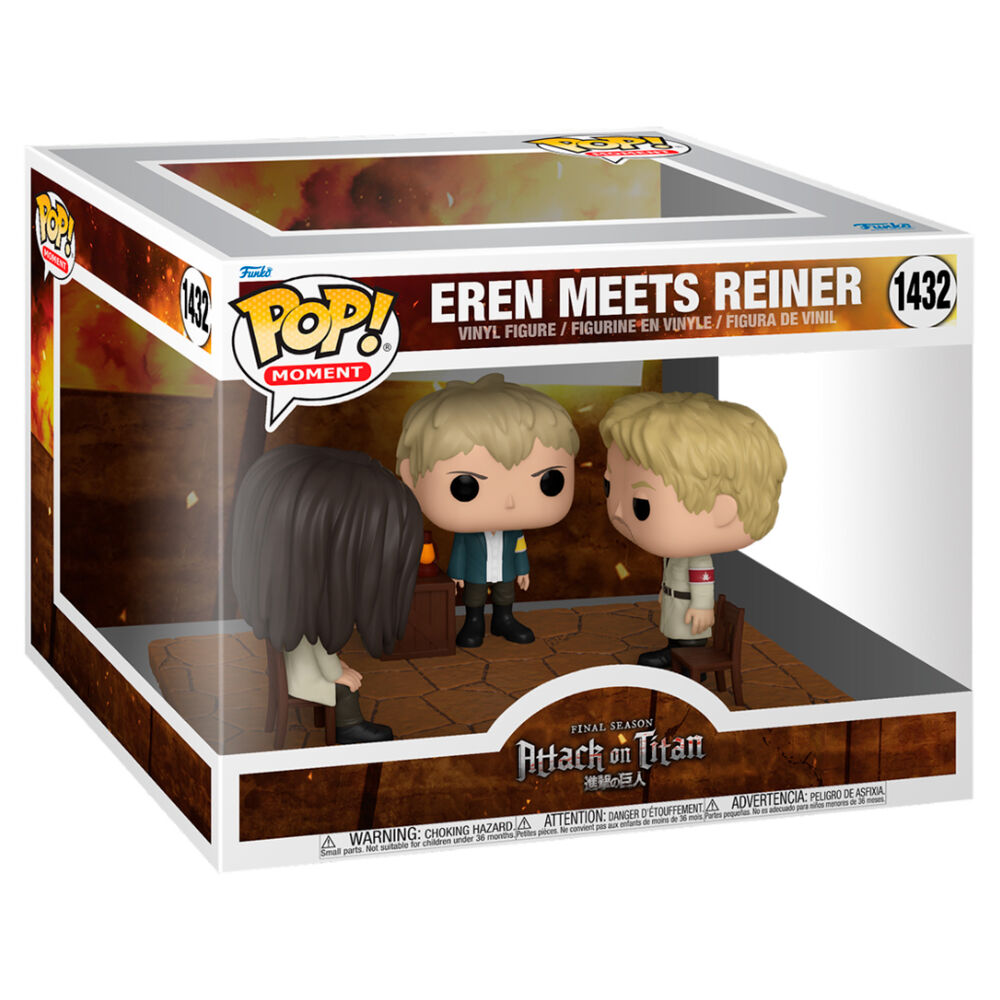 Funko Figura POP Moment Attack on Titan Eren Meets Reiner