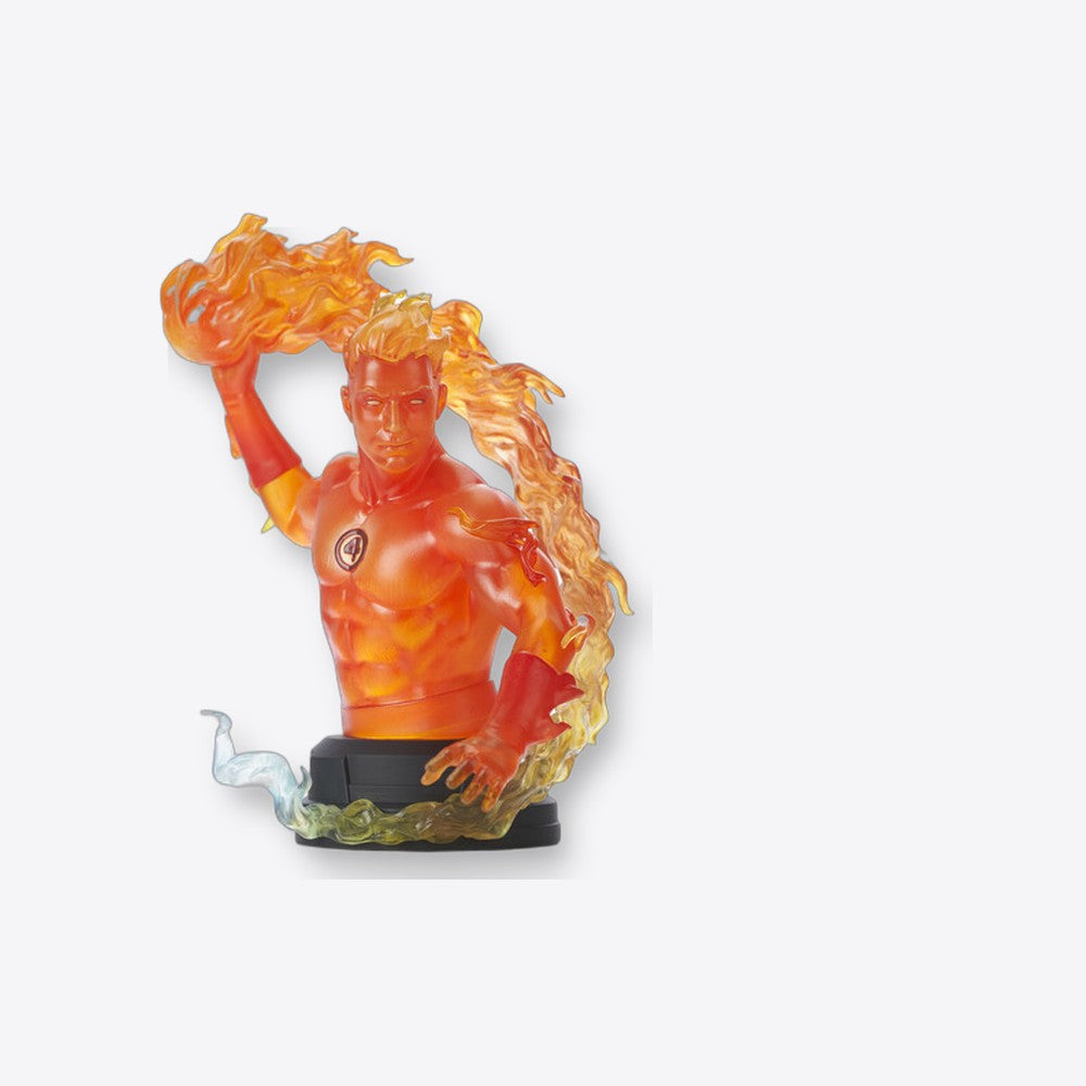 Neca Figura mini busto diamond marvel comic human torch 1 - 6 scale (imagen 6 de 6)
