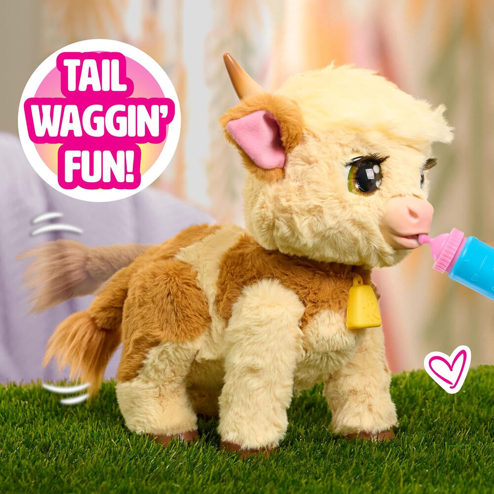 Just Play Peluche interactivo Vaca Maggie FurReal (imagen 4 de 8)
