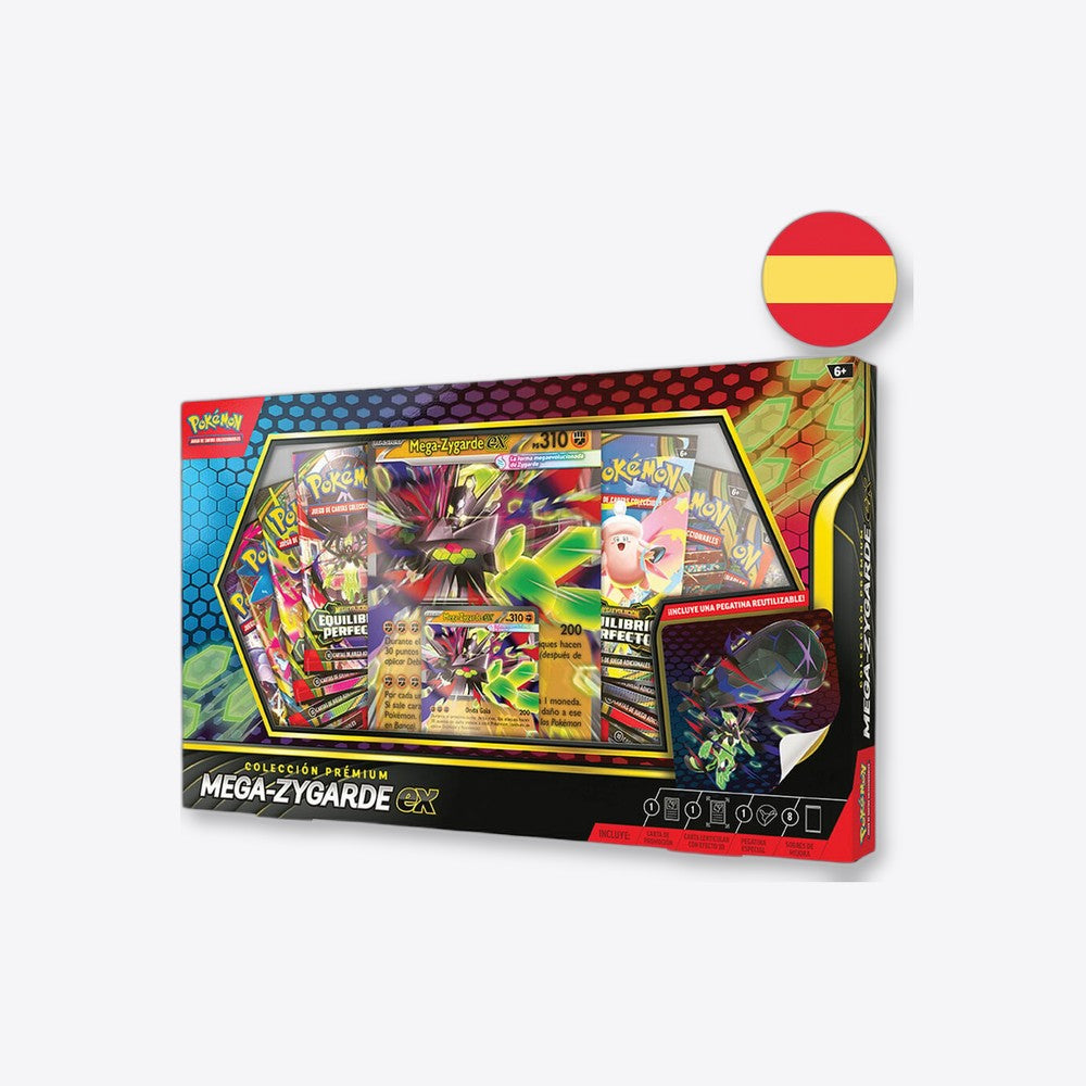 Pokemon Juego De Cartas Blister cartas Premium Ex Mega-Zygarde Pokemon español (imagen 4 de 6)