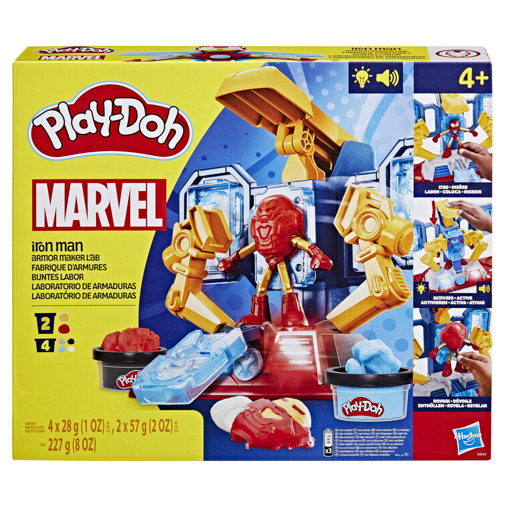 Hasbro Laboratorio de armaduras Iron Man Marvel Play-Doh (imagen 4 de 10)