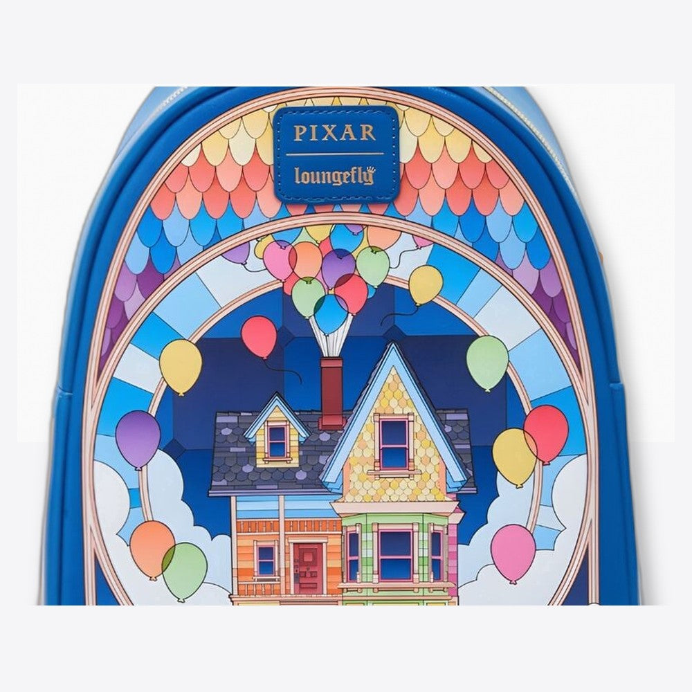 Lf | Lounfefly Mochila Stained Glass Up Disney Pixar Loungefly 26cm (imagen 5 de 6)