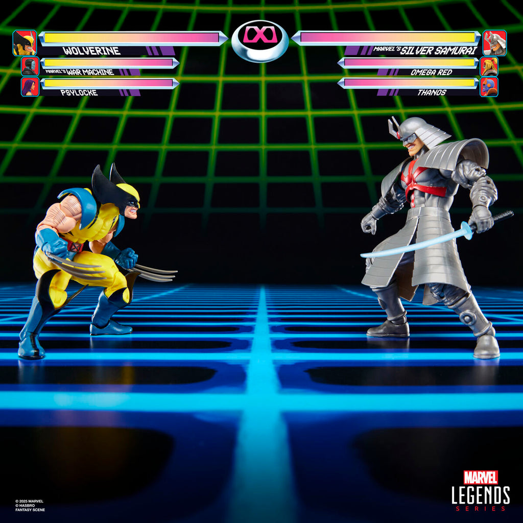 Hasbro Blister 2 figuras Wolverine & Silver Samurai Gameverse Marvel Legends 15cm (imagen 4 de 10)