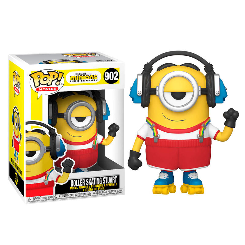 Figura POP Minions 2 - Stuart Roller Skating | Funko