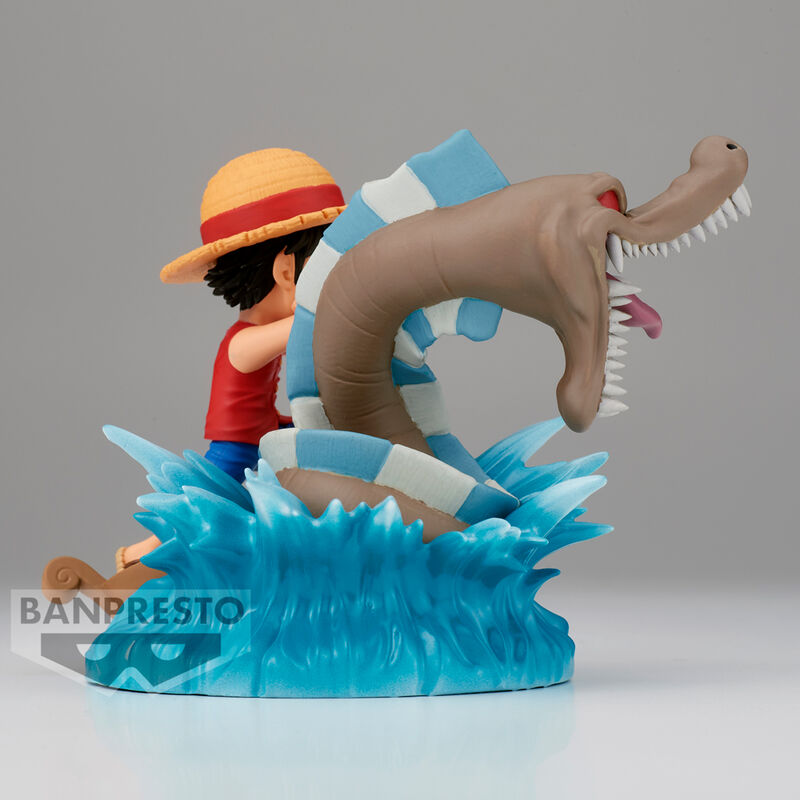 Banpresto Figura Monkey D Luffy vs Local Sea Monster Log Stories One Piece 7cm (imagen 3 de 6)