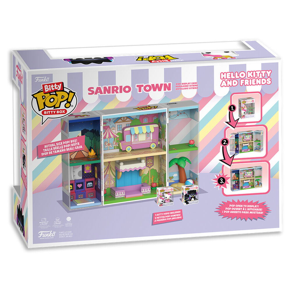 Hello Kitty Figura Bitty POP Boxes Sanrio Town Funko