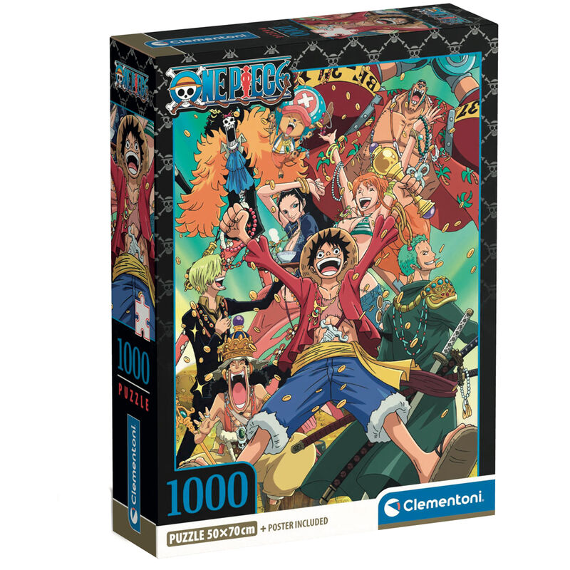 Monkey D. Luffy - Puzzle One Piece 1000pzs | Clementoni