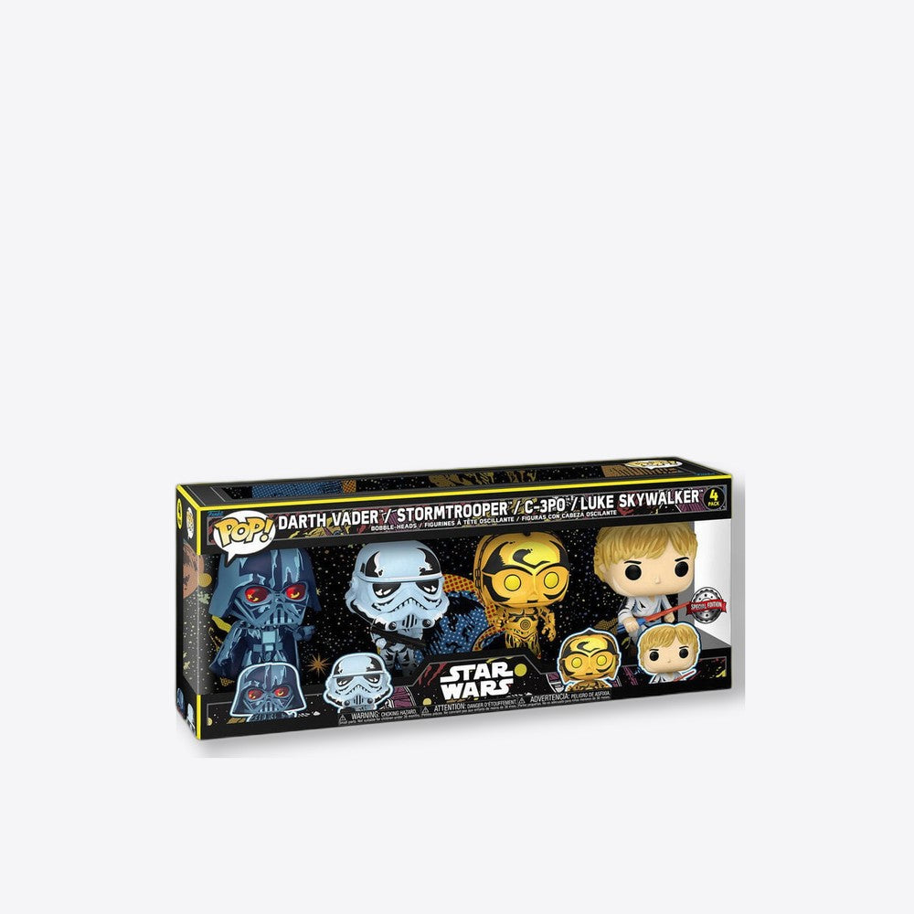Funko Blister 4 figuras POP Star Wars Exclusive (imagen 5 de 6)