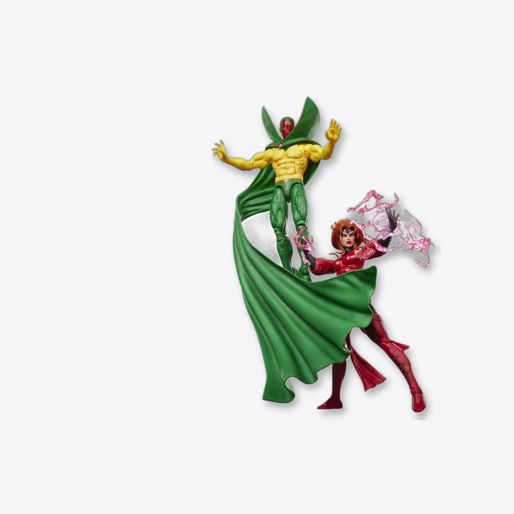 Hasbro Pack 2 figuras marvel legends series earth's mightiest heroes avengers vision & scarlet witch (imagen 4 de 6)