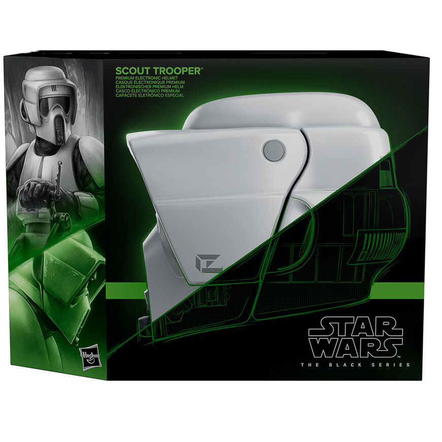 Star Wars Casco Electrónico Scout Trooper Hasbro Réplica