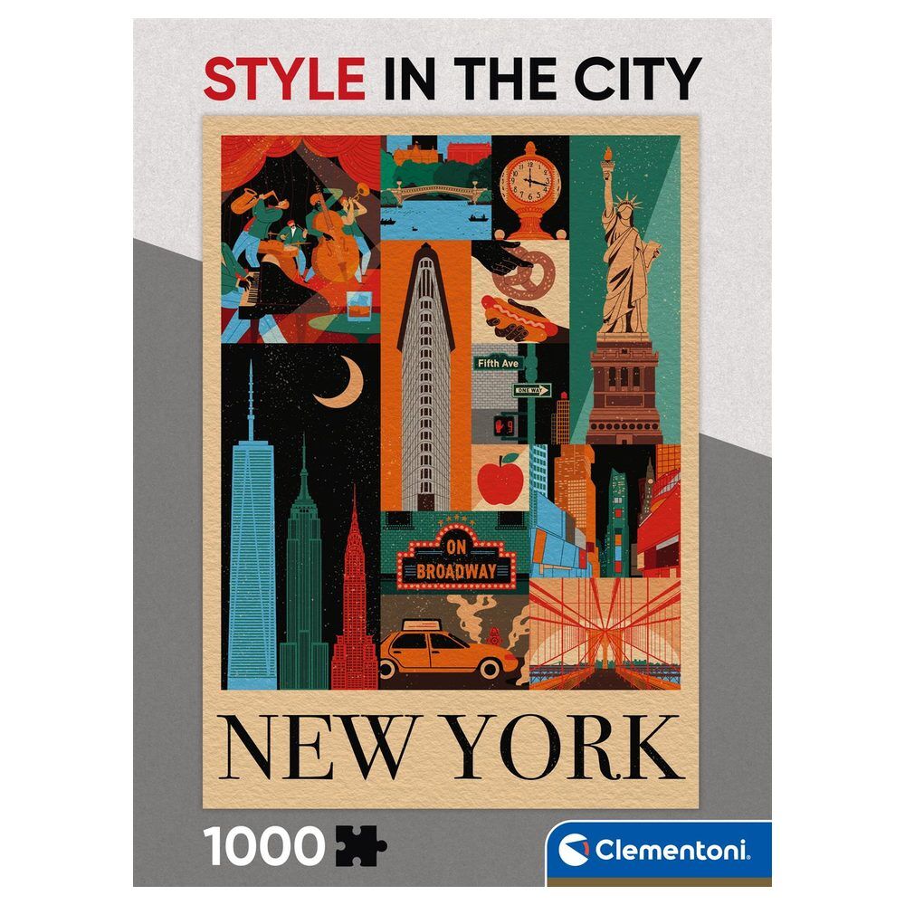 [Nueva York] Puzzle Style In The City 1000 Piezas