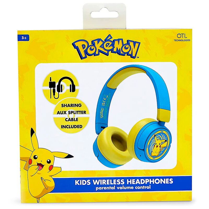 Otl Technologies Auriculares inalambricos infantiles Pikachu Pokemon (imagen 4 de 7)