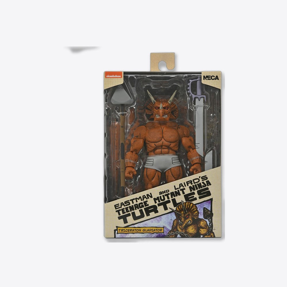 Figura neca teenage mutant ninja turtles mirage comics triceraton gladiator scale action 18cm (imagen 2 de 6)