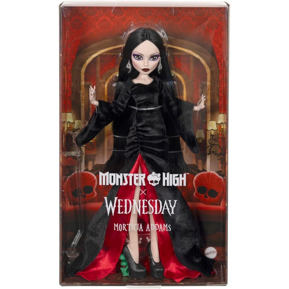 Mattel Muñeca Morticia Miercoles Wednesday Monster High (imagen 7 de 8)