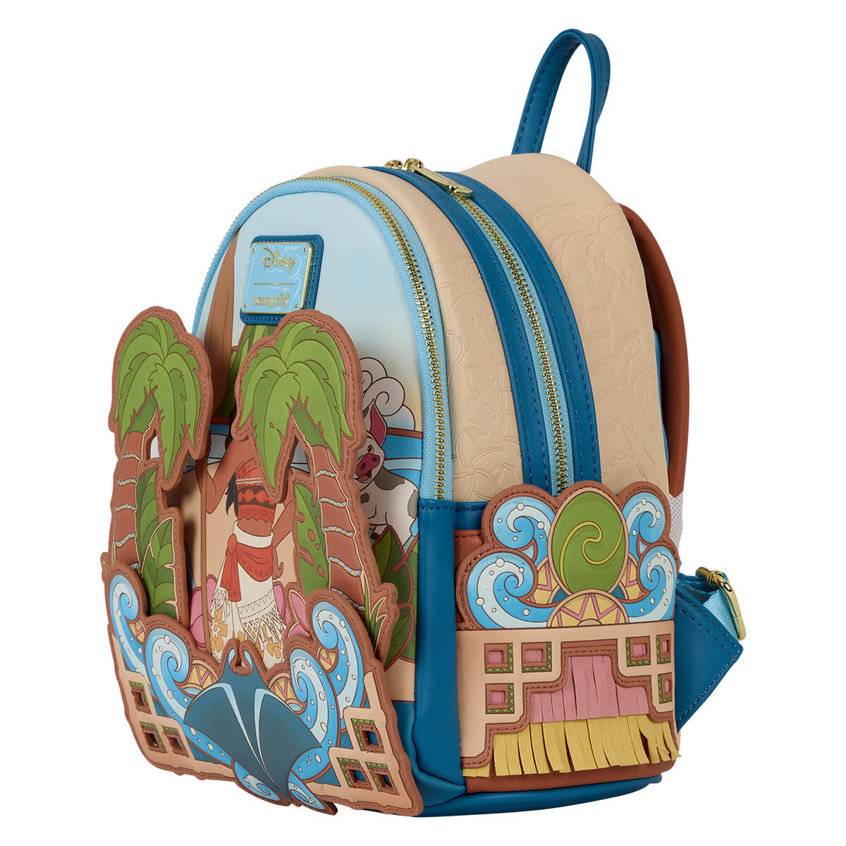 Mochila Vaiana Moana Disney Loungefly 26cm (imagen 3 de 6)