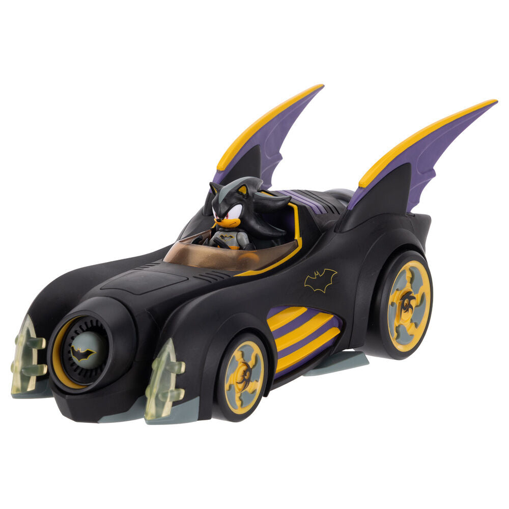 Jakks Pacific Batmobile + figura Shadow Batman Sonic The Hedgehog (imagen 5 de 9)