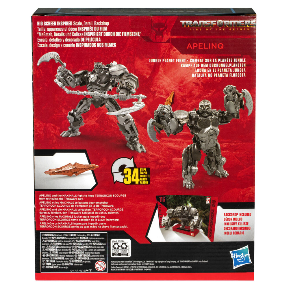 Hasbro Figura Apeling Studio Series El Despertar de Las Bestias Transformers 21,6cm (imagen 5 de 6)